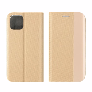 Atverčiamas dėklas skirtas Samsung A27 Sensitive Book auksinis
