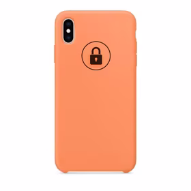 Dėklas "Silicone Case" skirtas iPhone Xs Max / Papaya / su įpakavimu