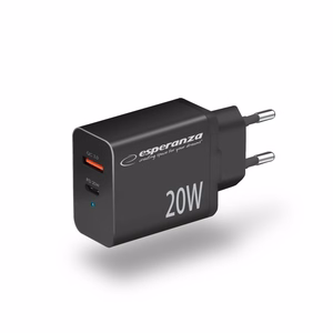 Esperanza EZC105K tinklo įkroviklis 20W Juodas