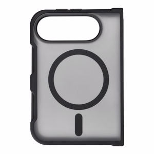 Juodas Forcell F-Protect 4sD-i Smoke Hybrid Premium dėklas iPhone Duo, suderinamas su MagSafe