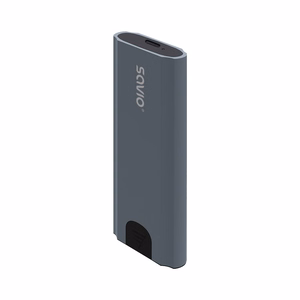 Savio M.2 SSD NVMe išorinis disko korpusas, USB-C 3.1, AK-67, pilkas