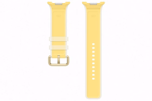 Geltonas „Samsung SXL35LY Misty Band“ laikrodžio dirželis (M/L), skirtas „Galaxy Watch9“ ir „Galaxy Watch8“