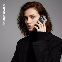 Crong Color Cover Magnetic - MagSafe iPhone 17 Pro Max dėklas (juodas)