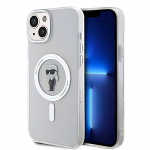 Karl Lagerfeld IML Ikonik MagSafe чехол для iPhone 15 Plus - прозрачный