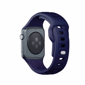 38/40/41/42 mm Ocean Blue (small) - 3mk Silicone Watch Strap for Apple