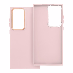 Dėklas telefonui FRAME SAMSUNG S23 Ultra pudros rožinis