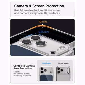 Spigen Ultra Hybrid MagSafe dėklas iPhone 18 Pro Max / 17 Pro Max, matinis mėlynas