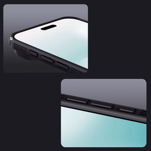 "Nillkin CamShield Pro MagSafe" suderinamas dėklas "iPhone 17 Air" - skaidrus, juodas