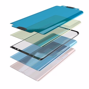 3D Kraštas Nano Flexi stiklas hibridinis pilnas apsauginis stiklas su rėmeliu Samsung Galaxy S21+ 5G (S21 Plus 5G) juodas