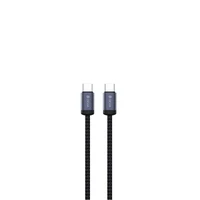 Devia kabelis Gracious EC646 PD USB-C - USB-C 1,0 m 60W 3A juodas