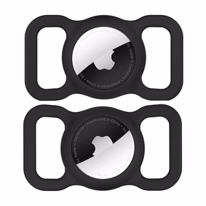 Wozinsky WEA-01 Apple AirTag Silicone Case for Dog or Cat Collar - Black