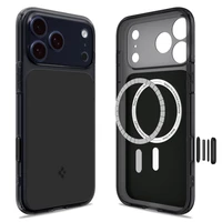 Spigen Ultra Hybrid "T" Magnetinis dėklas telefonui iPhone 17 Pro - Matinis juodas