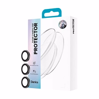 "Benks" grūdinto stiklo stiklas "Warrior Lens Protector" kameros apsauga "Samsung Galaxy S26/S26 Plus" (3 vnt.), juodas