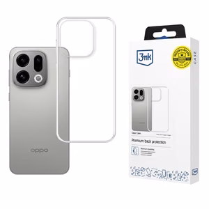 3mk Clear Case dėklas, skirtas Oppo Find X9 – skaidrus