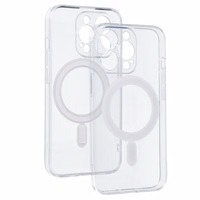 TEL PROTECT MagSilicone dėklas telefonui Iphone 13 Pro skaidrus