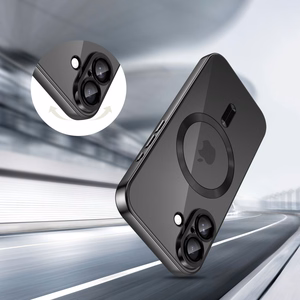 Tech-Protect MagFlex Magnetinis dėklas telefonui iPhone 17 - skaidrus juodas