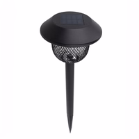 Forever Light Solar LED Lempa Steel Post SUNARI FLS-30 juodas