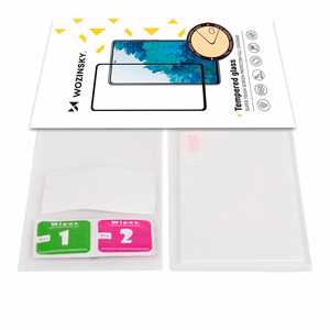 Wozinsky grūdintas stiklas su pilnu klijų sluoksniu, itin tvirtas apsauginis stiklas su rėmeliu, suderinamas su dėklu, skirtas Oppo Reno6 4G, juodas