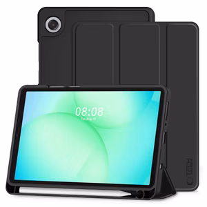 TechProtect SmartCase Pen dėklas Samsung Galaxy Tab A9+ / A11+ Plus 11.0 juodas