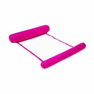 Inflatable floating row red
