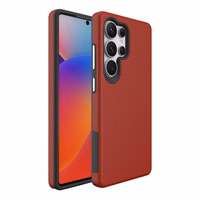 Dėklas Perfectionists Triangle Case Samsung S928 S24 Ultra raudonas