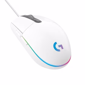 Logitech G203 optinė pelė, balta