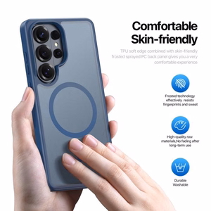 Dėklas Dux Ducis Yind MagSafe Samsung S948 S26 Ultra tamsiai mėlynas