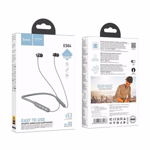 HOCO belaidės ausinės bluetooth ES64 pilkos