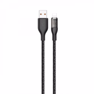 USB laidas Dudao L22L pilkas Lightning 100cm (iki 30W)