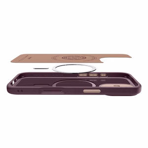 Spigen Nano Pop Mag MagSafe dėklas iPhone 17 telefonui – burgundiškas