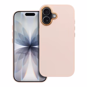 Чехол для iPhone 17 Frame пудрово-розовый