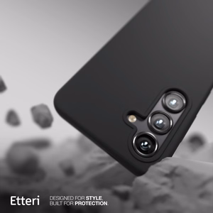 Etteri Silikoninis Mag dėklas for Samsung Galaxy S25 Plus juodas