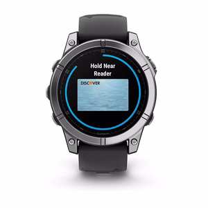 Išmanusis laikrodis Garmin Fenix E Steel juodas