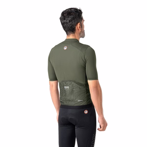 Rockbros 15220004003 ROAD TO SKY men's cycling jersey short sleeve M - green