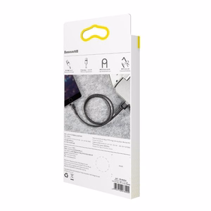 Baseus Cafule 1 m Juoda, Pilka