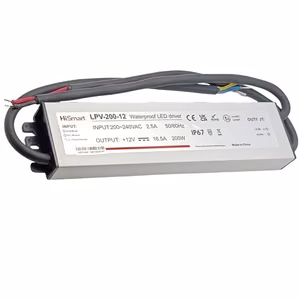 Power supply 12V, 16.5A, 200W,  IP67