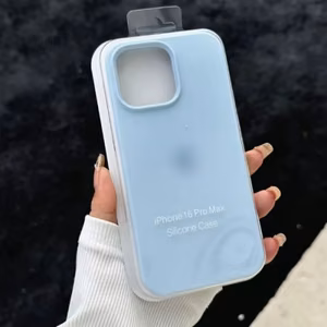 Чехол "Silicone Plastic Pack" для Apple iPhone 12 Pro Max голубой (в упаковке)