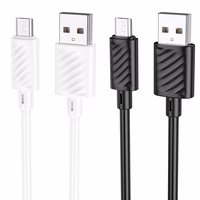 Kabelis USB A į Micro USB Hoco 2,4A 2 m X88 baltas