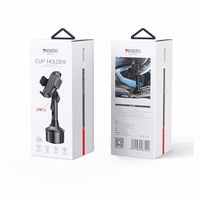 YESIDO CAR CUP HOLDER C195 juodas