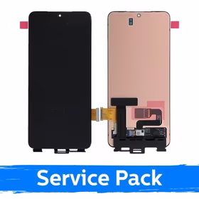 Ekranas skirtas Samsung G991 S21 juodas (Service Pack) (NF version)