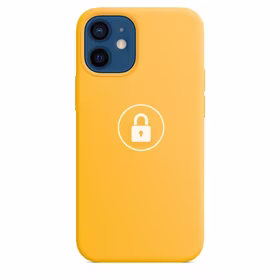 Dėklas "Silicone Case" skirtas iPhone 12 (12 Pro) / Sunflower / su įpakavimu