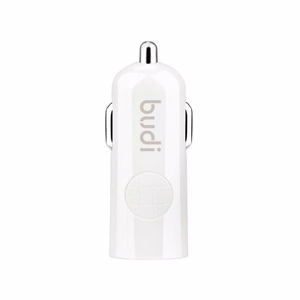 Budi BD062L automobilinis įkroviklis su 1 USB-A jungtimi, su LED indikatoriumi, su Lightning laidu