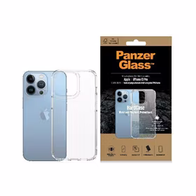 PanzerGlass HardCase antibakterinis karinio lygio sertifikuotas dėklas iPhone 13 Pro - permatomas