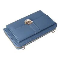 Megztas krepšys telefonui GCW06 mėlynas