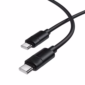 Borofone Кабель BX123 Leya - Type C - Type C - PD 60W 3A 1 метр чёрный