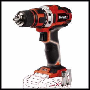 Einhell TE-CD 18/40 Li-Solo – akumuliatorinis gręžtuvas-suktuvas, 1500 RPM, 1.1 kg, juodas / raudonas