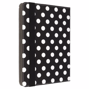 Wonder Canvas planšetinio kompiuterio dėklas 13 colių - juodas su taškeliais