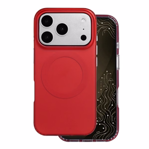 Tecto Shield Mistiq Mag dėklas, skirtas iPhone 17 Pro 6,3" / 18 Pro 6,3", raudonas