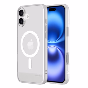 Incase Slim Case dėklas su MagSafe, skirtas iPhone 16 Plus, skaidrus