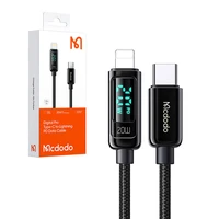 "Mcdodo CA-8810" USB-C ir "Lightning" kabelis, 36 W, 1,2 m (juodas)
